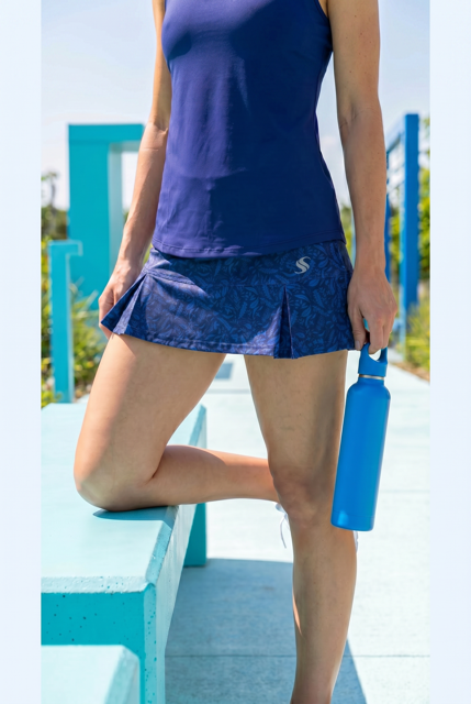 3x3 Navy Beleaf Skort