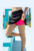 Lux Tennis Skirt - Black
